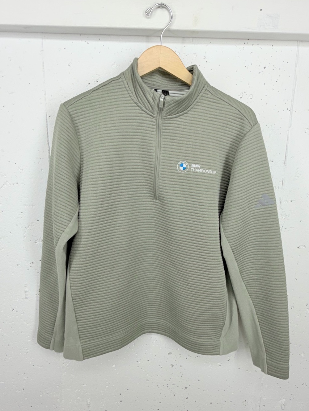 Adidas Men’s Large BMW Championship Gray Champion Pullover